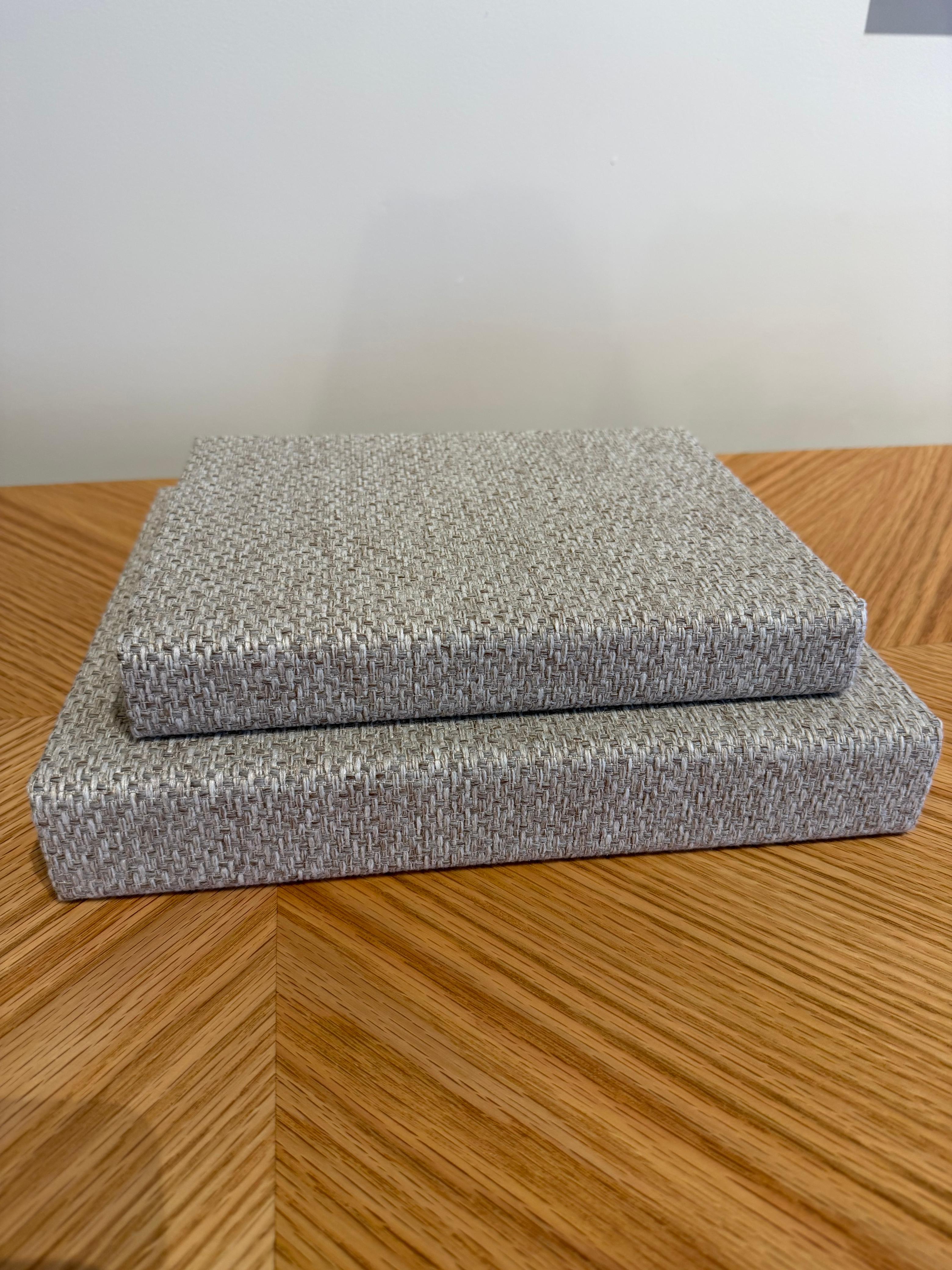 Caja Lino en madera lino Beige P/G