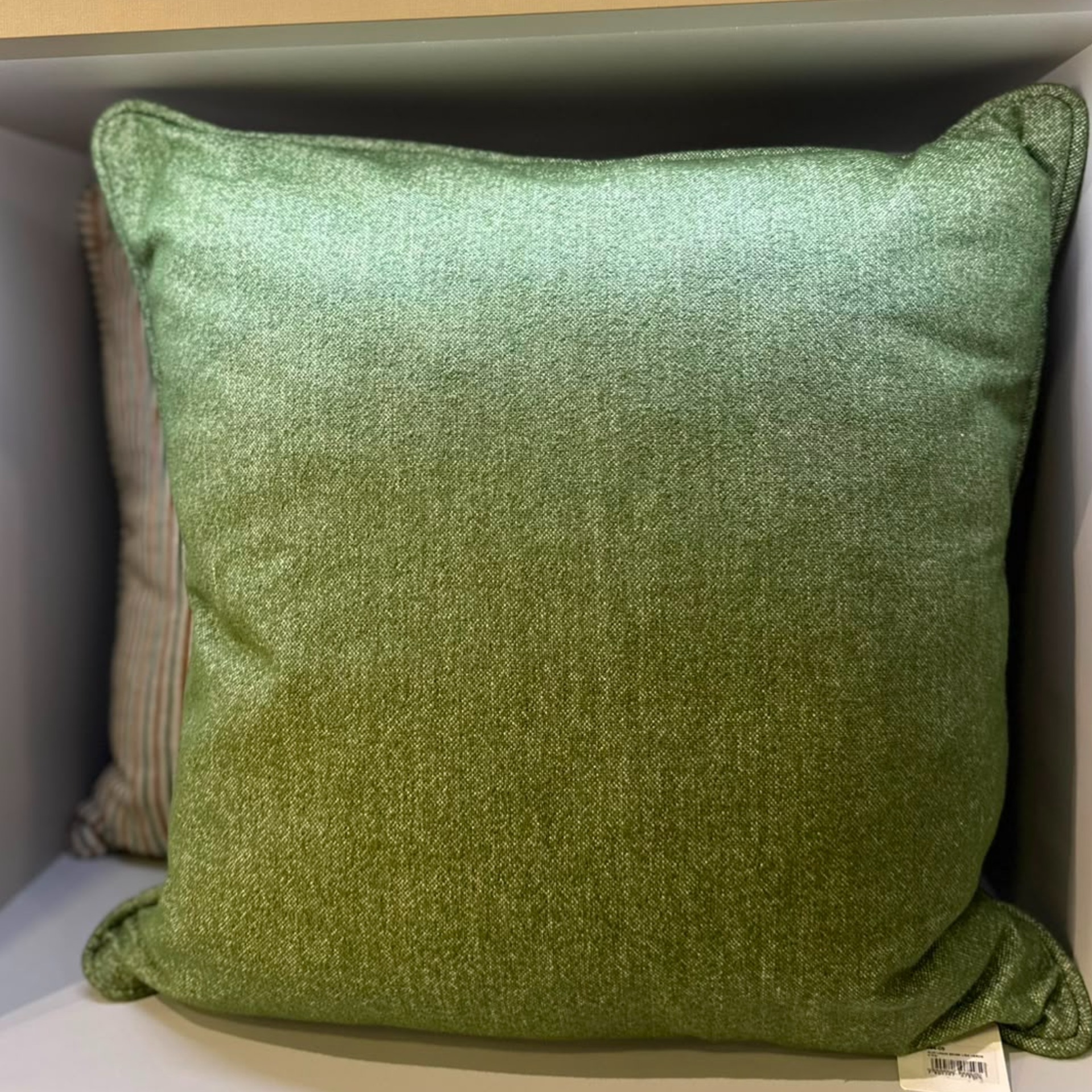 ALMOHADA DECORATIVA 55X55 TELA LINO LINEAS 
