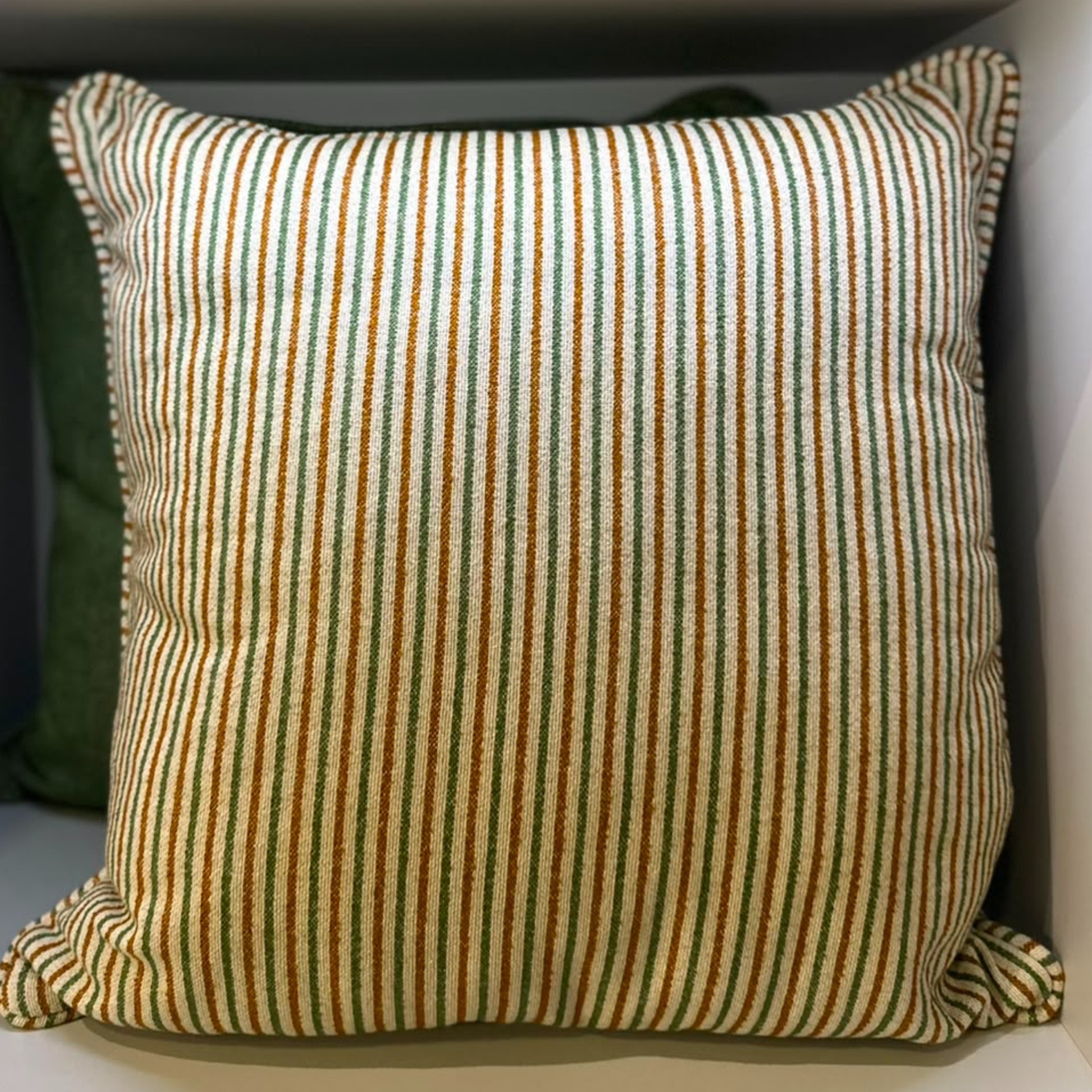 ALMOHADA DECORATIVA 55X55 TELA LINO LINEAS  - Vista 3