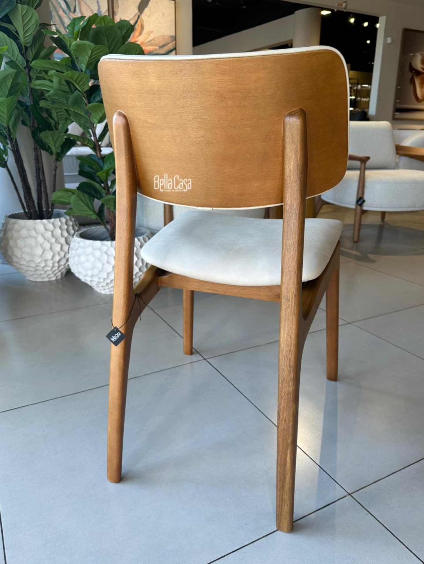 SILLA BRECIA C/ MADERA Y ECO CUERO
