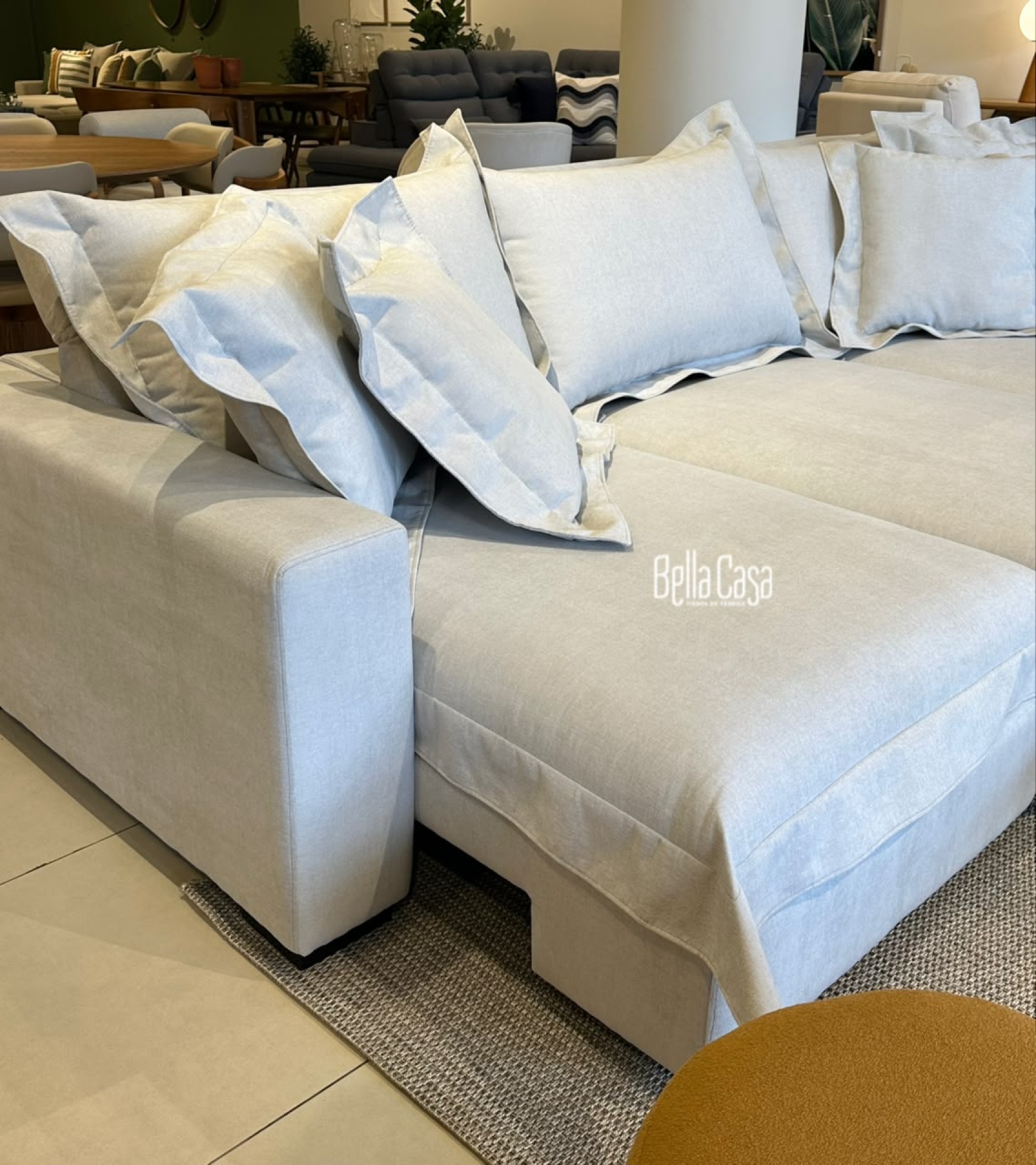 SOFÁ MONACO C/ 3,00 RETRAC. Y RECLIN. TELA LINO - Vista 3